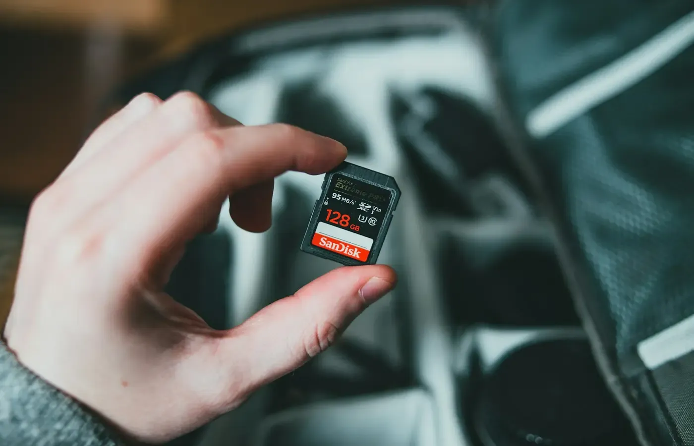 Camera memory cards for a photo archive
