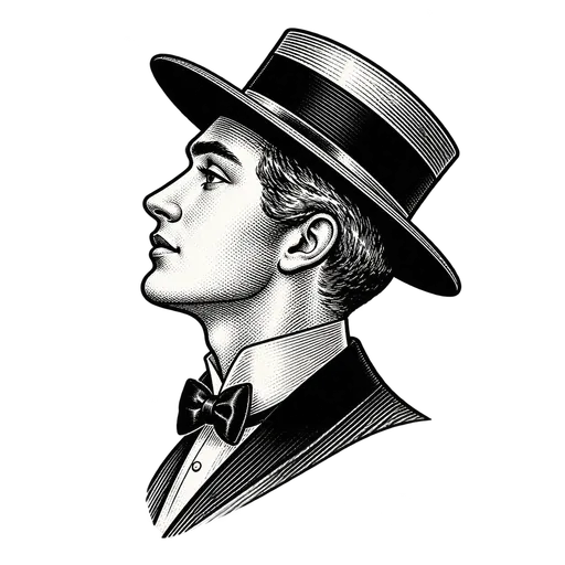 E/CONSUMER engraved portrait logo
