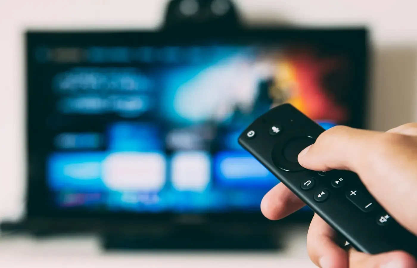Streaming device connected to a television